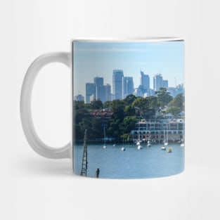 City of Sydney from Cockatoo Island, Sydney, NSW, Australia Mug